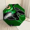 1pc Green Lantern Automatic Open/Close Umbrella Compact Folding Umbrella with 8-Rib Shaft lightweight esign, for Women/Men1205A