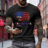 Men's Printed Short Sleeve T-Shirt Men's Loose Casual Short Sleeve Top