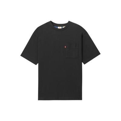 Levis Comfortable Simple Knit Casual Round Neck Short Sleeve T-Shirt Unisex Tops 004ZS-0002