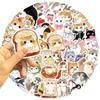 50PCS Cat Cute Creative Fun Stickers DIY Manual Speaker Decoration Luggage Notebook Water Cup Label Waterproof Stickers