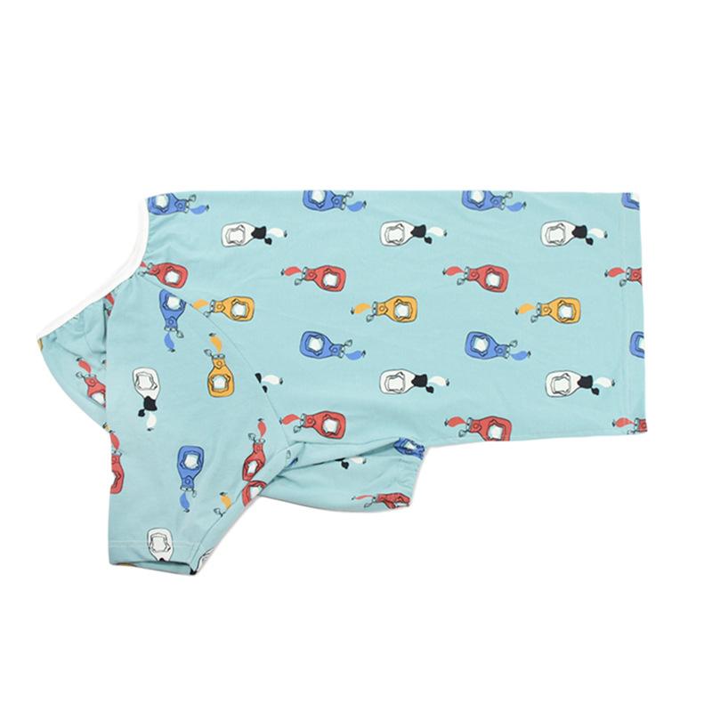 

Золотистый ретривер лабрадор большая собака домашняя одежда лето тонкий милый корейская версия собака короткий рукав хлопок футболка 11XL