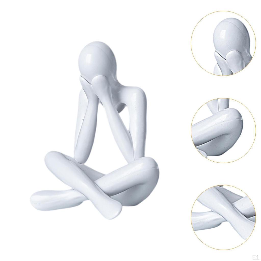 Abstract Figure Sculpture Decorative Figurine Art Crafts Modern Statue Desktop Ornament for Table