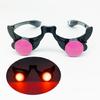 Halloween Leuchtbrille Rote Leuchtbrille Sensenmann Cosplay Kostüm Leuchtende Brille Brillen für Halloween Party