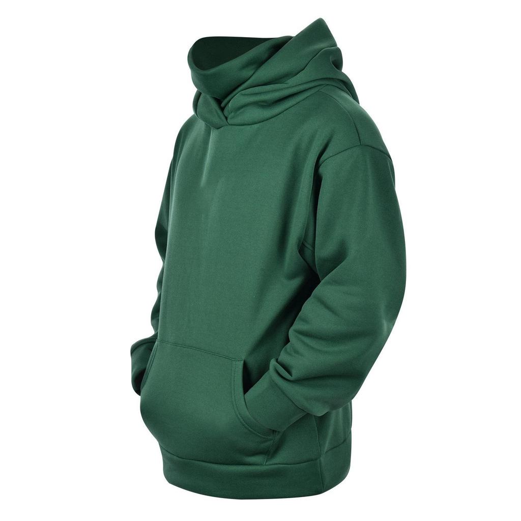 2024 Herbst Hoodie mit Samtfutter und gestapeltem Kragen: Trendig Unisex Lässig Lockere Passform