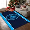 Manchester United Manchester City Rug Ideal for Reading Room, Multi-purpose Office Chair Sofa Carpet, Anti-slip Printed Home Area Rug