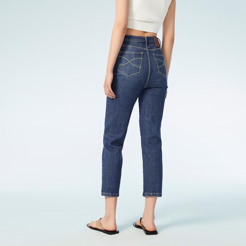 OVVOVV Women's Mid-Waist Straight-Leg Jeans