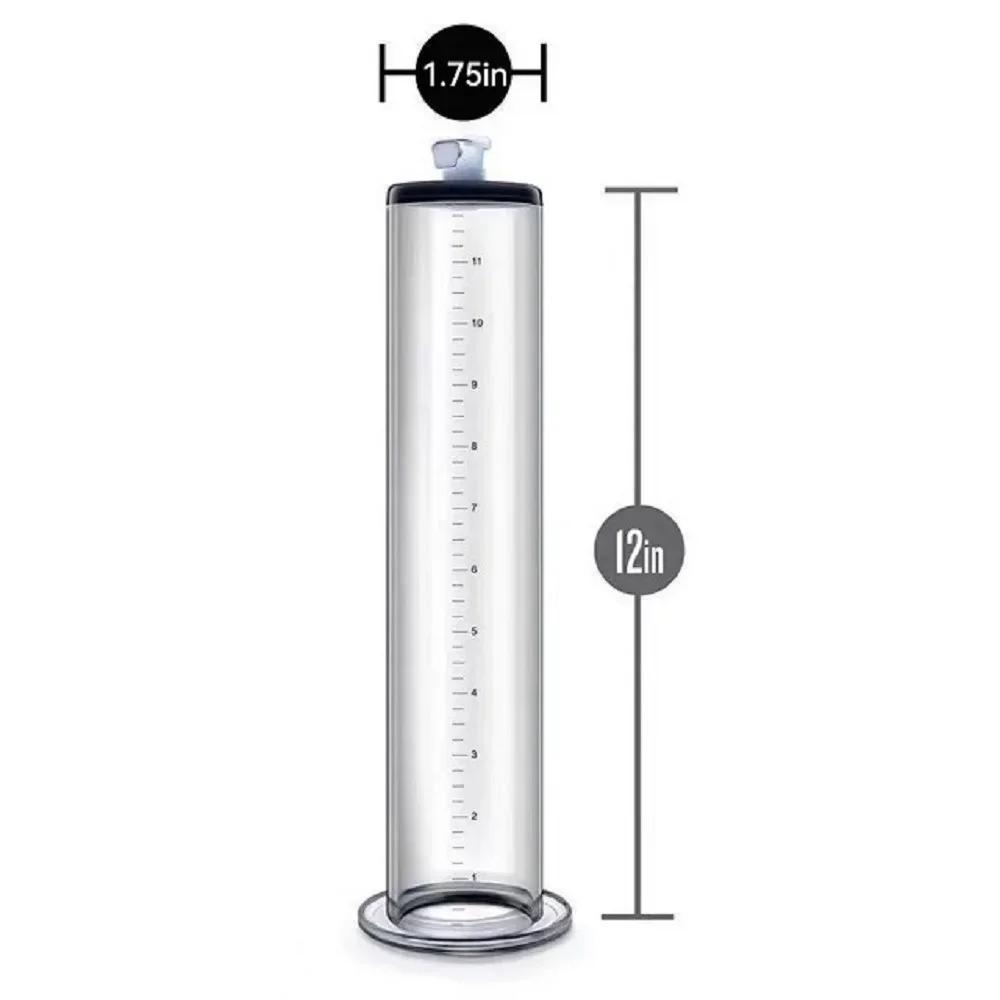 Acrylic Penis Pump Accessories Vacuum Penis Enlargement Device Masturbation Vacuum Pump Flange Pump Penis Cylinder Set Sex Toys