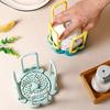 Rotating And Extendable Dish Rack Kitchen Storage Rack Drain Rack Small Dish Organizer For Stovetop