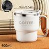 Sealed Thermal Water Cup With Handle Portable 304 Stainless Steel Double Insulated Coffee Mug Travel Office Milk Coffee Cup