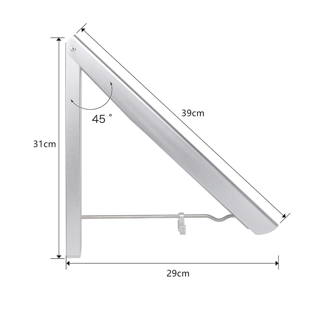 Wandmontierter Wäscheständer Wäscheleine Mantel Hemd Trockner Faltbar/Ausziehbar Wandaufhänger Platzsparend Kleiderschrank Aufbewahrung
