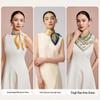 Shanghai Story 100% Mulberry Silk Small Square Scarf