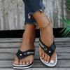 Spring and Summer New Sandals Women's Metal Buckle Beach Sandals Wedge Heel Fashion Casual Large Size Women's Cool Slippers