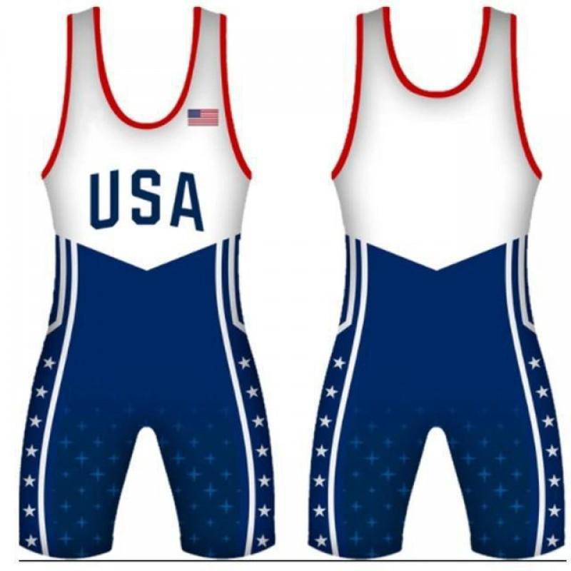 Men's Running Wrestling Single Piece Boxing One Weightlifting Bodysuit Fitness