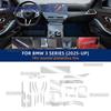 TPU Paint Protective Foil for BMW G20 G21 Series 3 2025 Interior Center Console Anti-Scratch Transparent
