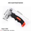 Carbon Steel Claw Hammer with Fiber, Wood & Rubber-Coated Iron Handles