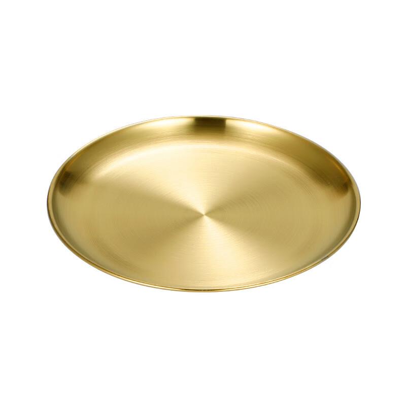 Yangge 304 Stainless Steel Round Serving Plate