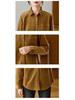 Women's Long Sleeve Corduroy Shirt - Thickened Cotton Cocoon Style for Spring/Autumn 2026