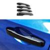 Glossy Black Cover Trim 4PCS Up Side Door Handle For Honda Civic 11th -