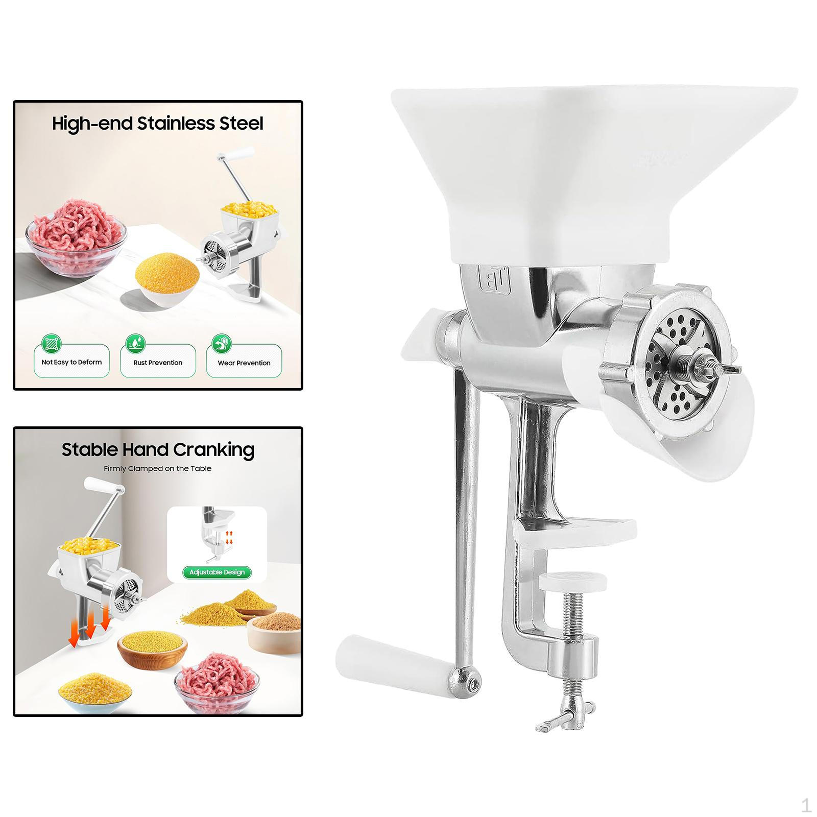 

Manual Kibble Machine with Table Clamp Ergonomic Handle Compact Processing Tool Maker for Farm