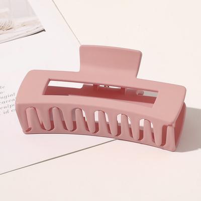 Haarklammer aus Kunststoff für Frauen, rutschfeste Zähne, starker Halt, Haarspange am Hinterkopf, mattierte Textur, Haifisch-Haarhalter, Kopf-Accessoires