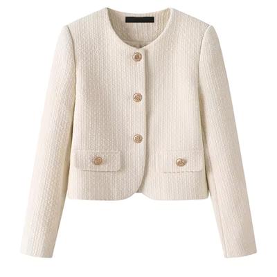 Simple Solid Cardigan Jacket Women Elegant Buttons Long Sleeve Sweet Coat Casual O Neck Fashion Autumn Winter Outerwear