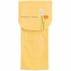 OKA Paper Holder Cover, Yellow, with Stock Storage, Botanical Garden Design (Plant, Natural)