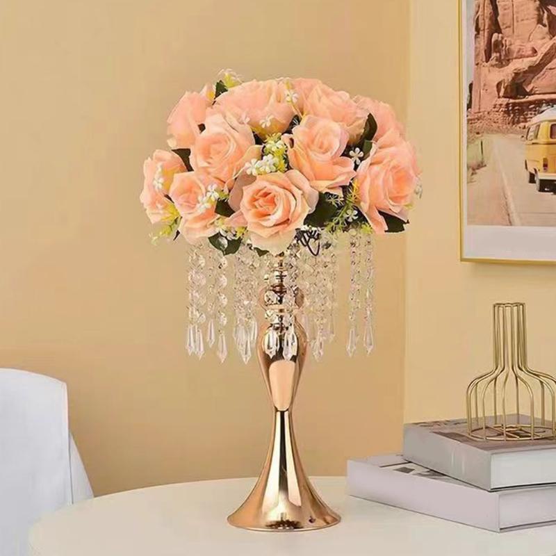 Flower Arrangement Stand Wedding Centerpieces for Table DecorationsMetal Flower Stand Elegant Metal Flower Vase