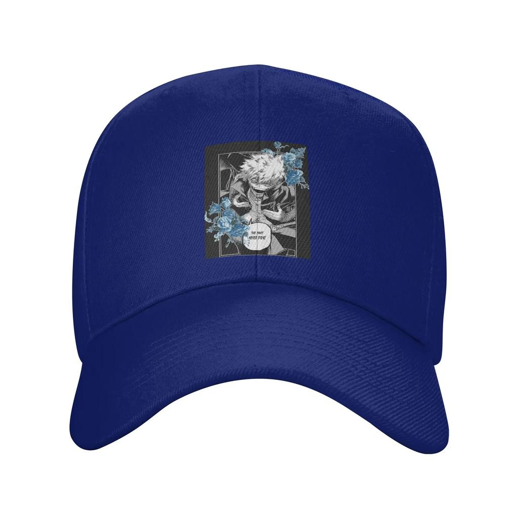 Unisex Baseball Hats My Hero Academia Dabi Anime Blue Flowers Outdoor Streetwear Summer Sports Baseball Caps Casquette Hats