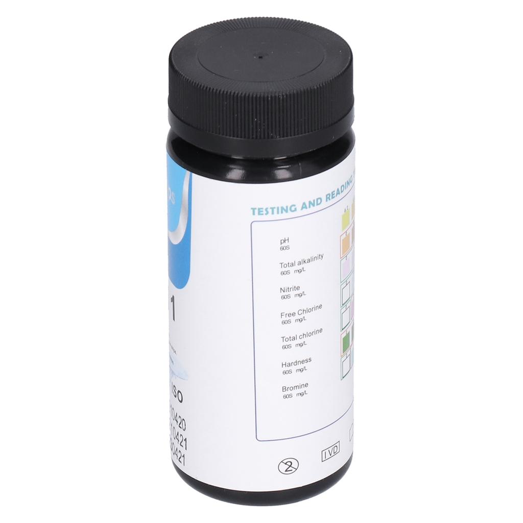 50Pcs 7 In 1 Water Quality Test Paper Multifunctional PH Test Strip for Swimming Pool Aquarium