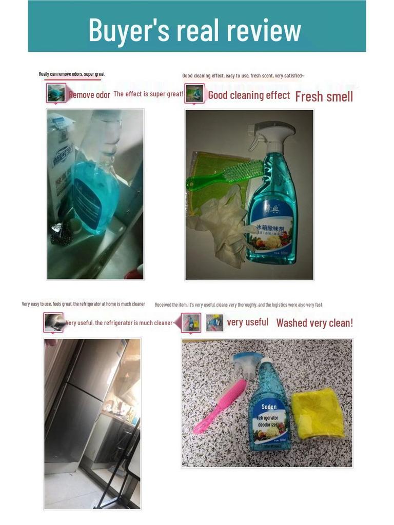 Refrigerator and Microwave Cleaner: Eliminates Odors, Stains, and Mold for a Fresh Household.