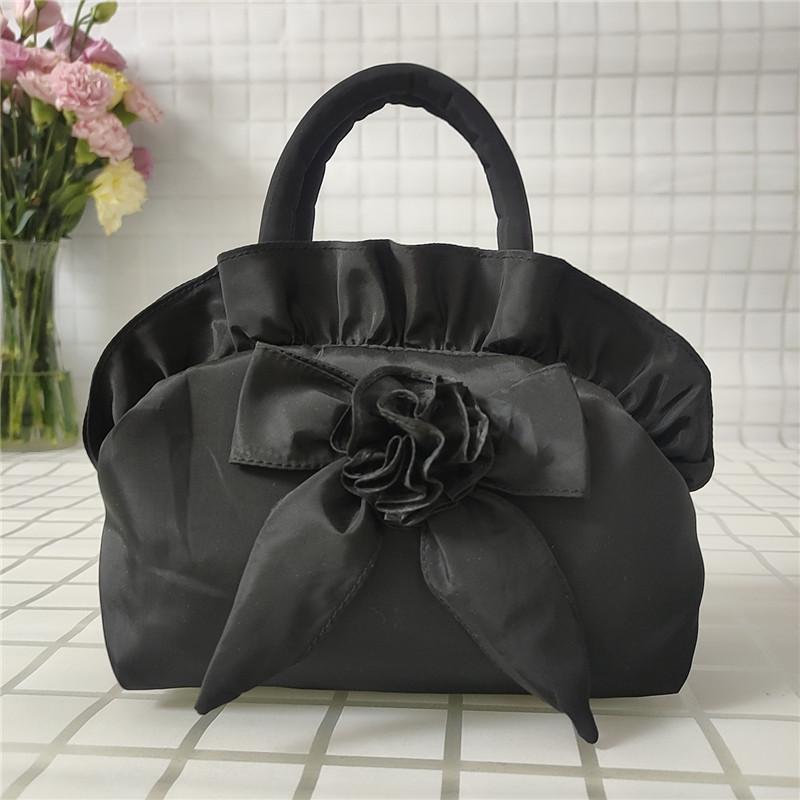 Bowknot Women's Hand-stitched Lace Fabric Handbag & Clutch Purse for Phones & Coins - Perfect Mom's Shopping Bag