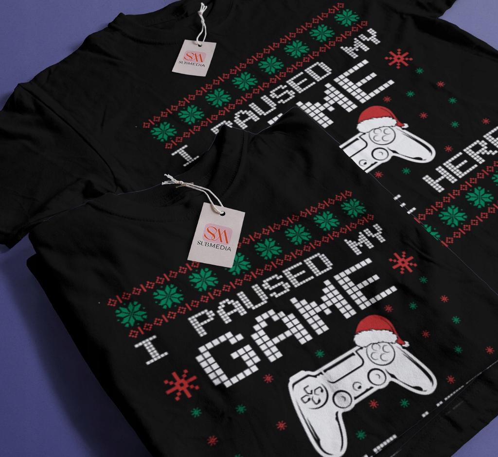 Koszulka Świąteczna na prezent dla gracza na Mikołajki klasowe Mikołaja XL