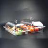 Transparent Rectangular Food Storage & Display Box with Lid