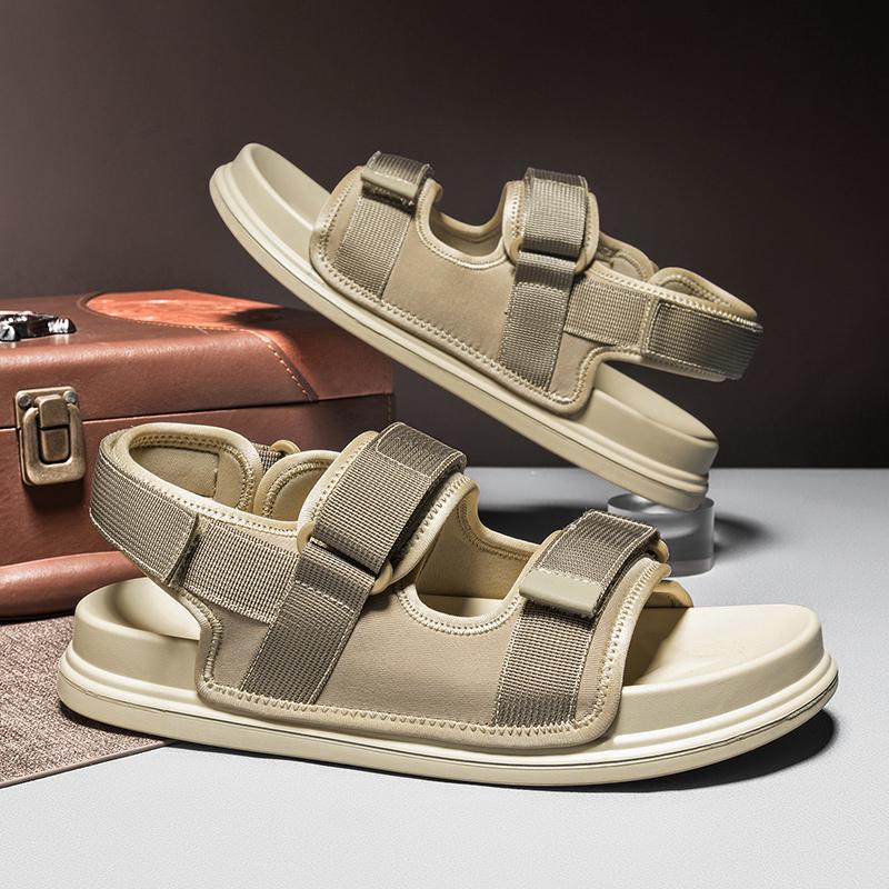 Summer Men's Sandals 2024 New Sandals Slippers Non-slip Waterproof Wading Shoes Beach Flip-flops Soft-soled Slippers Men's Shoes