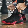 Breathable Men Basketball Shoes Women Hiking Shoe Unisex Plush Sneakers Couple Four Season Shoe Winter Plush Shoe Big Size 36-48