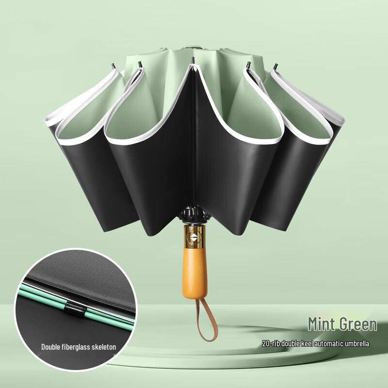 XU QING Double-Rib 10-Bone Automatic Reverse UV Umbrella