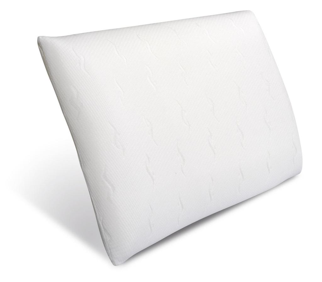 Orthopedic Flat Thermoplastic Memory Pillow + Zippered Case