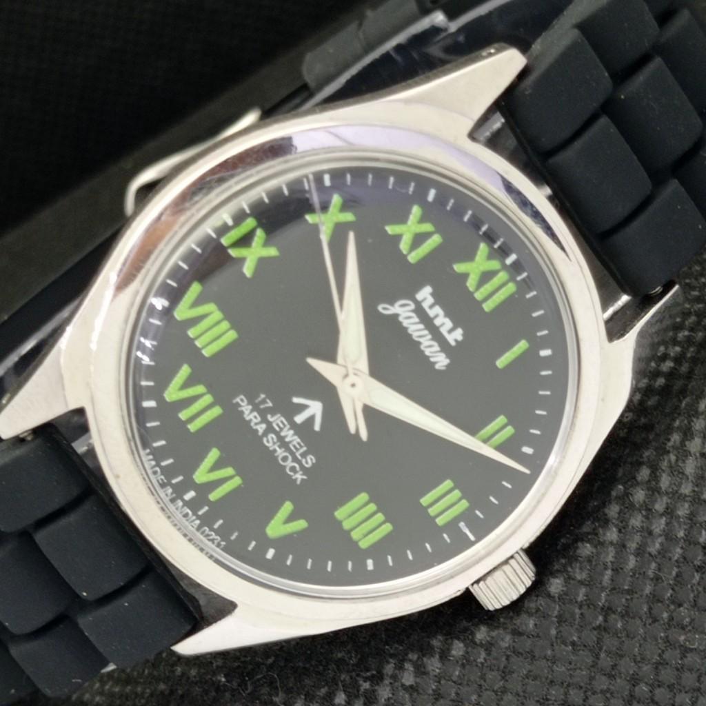 

USED HMT JAWAN INDIAN MENS MECHANICAL WATCH a307627-1 Sku584b-a307627