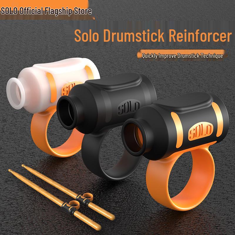 

Solo Drumstick Controller: Anti-slip, Anti-drop Practice Device Strengthens Grip and Hand Shape Black [Fits 5A5B drumsticks]