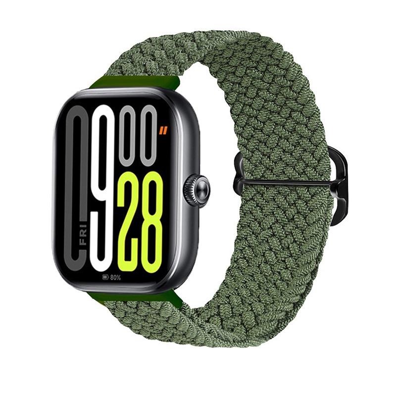 Braided Nylon Strap for Xiaomi Mi Band 9/8 Pro Breathable Comfortable Accessories Replaceable Wristband Redmi Watch 4/5 correa