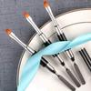 Yousheng Universal Nail Art Pen Easy Use Stainless Steel Dual Ended 2 in 1 Gel Nail Brush for Home