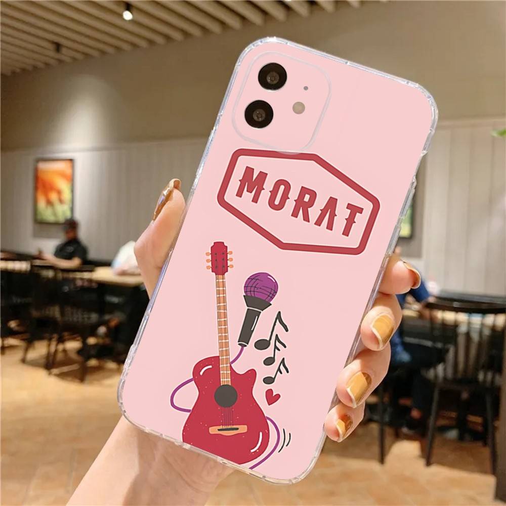 M-MoratS Band Phone Case For iPhone 17,16,15,14,13,12,11 Pro,Max,Plus,X,XS,XR,SE4,E Mini Transparent Soft Cover