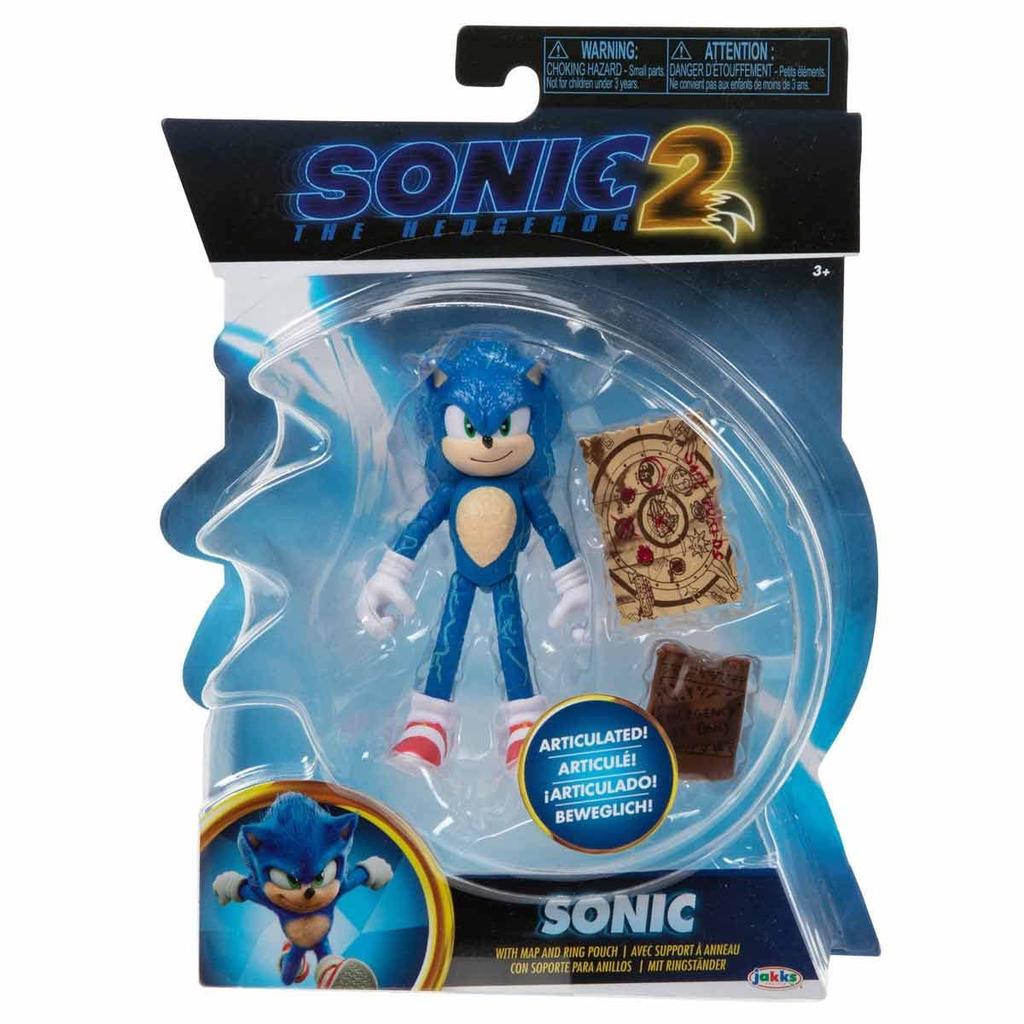 Sonic the VS Inch Action Figure Wave Movie/Sonic Knuckles/4 2/Sonic