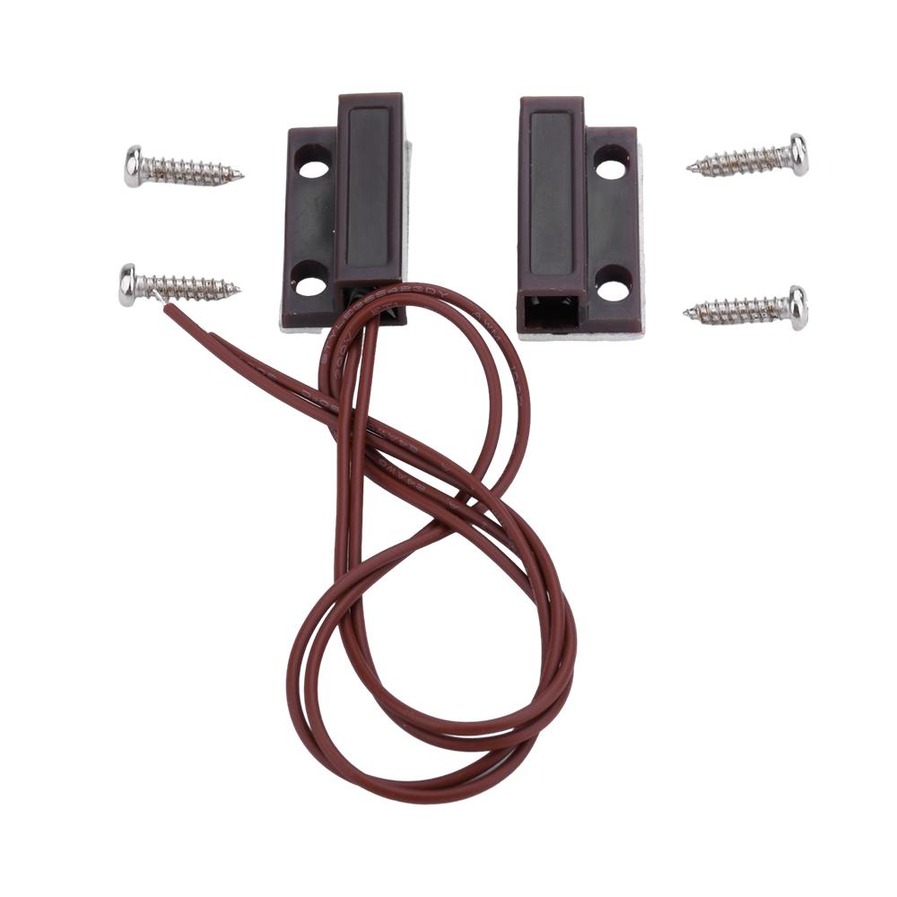 MC-38A Kabelgebundener Tür-/Fenstersensor-Detektor, Magnetschalter, normalerweise geschlossen oder normalerweise offen, NC/NO, für das Alarmsystem der Haussicherheit