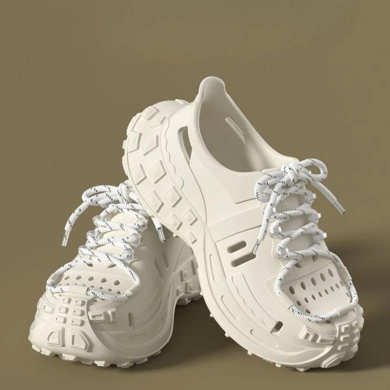 Fashion Ultralight Men's Sandal Height with Platform New Design 2025 Barefoot Adult Comfortable Luxury H Summer Sale Buy Pvc Male Shoe