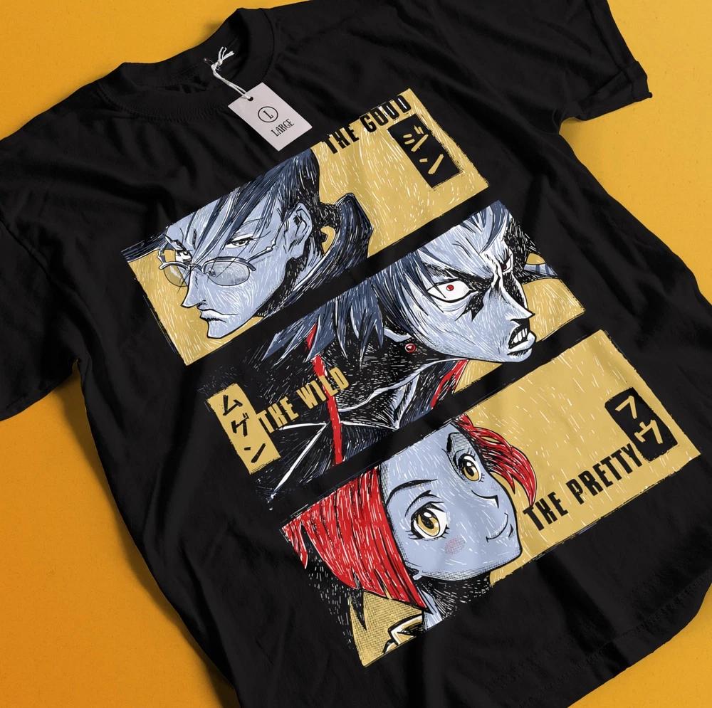 Samurai champloo Shirt Mugen Tshirt Fuu TShirt Jin Anime Tee Kariya Kagetoki S