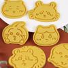 3/6Pcs 3D Cartoon Cookie Mold Anime Japanese Kawaii Biscuit Cutters Stamps Fondant Molds Chestnut Rabbit Bunny Baking Tools
