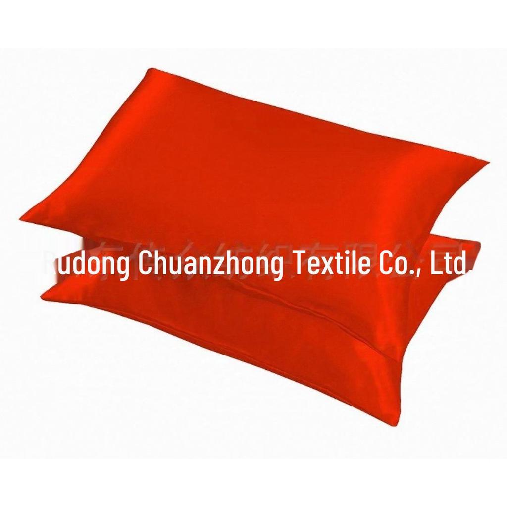 Multi-color Satin Imitation Silk Pillowcase Pair for Trade