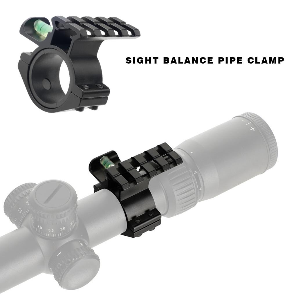 Bubble Level Mount Rings Adapter Scope Tube Sight Long-range Outdoors High-visibility Green Fluid Hiking