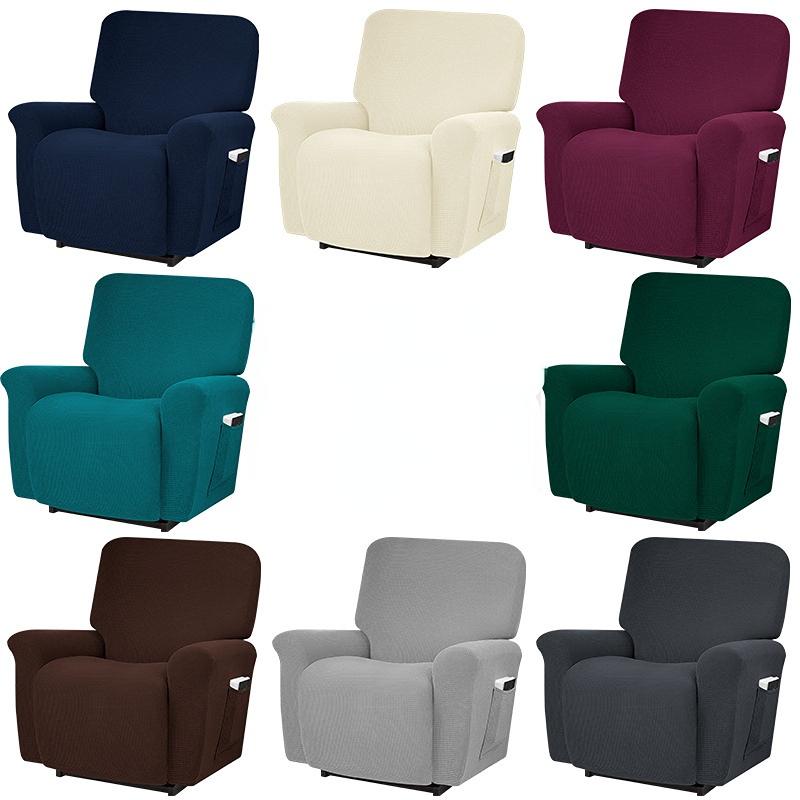 Jacquard Stretch Sofa Cover Recliner Protection Pad Waterproof Non-slip Furniture Cover Recliner Armchair Cover Home Decor